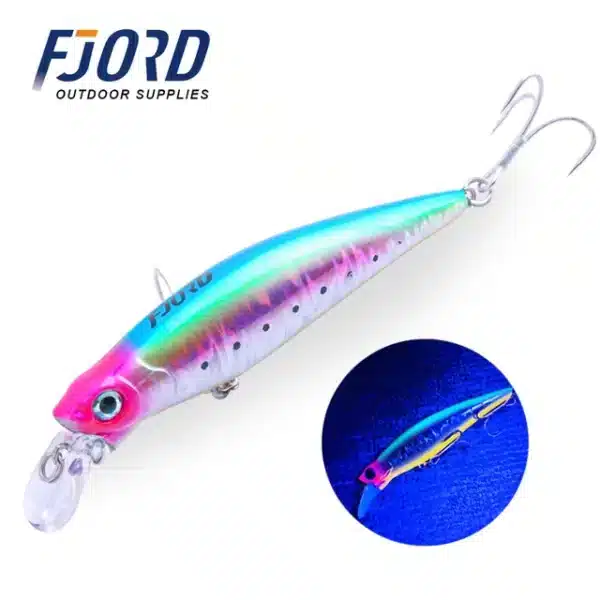 Señuelo de Pesca Fjord Minnow 31g 90mm - Coral Luminoso