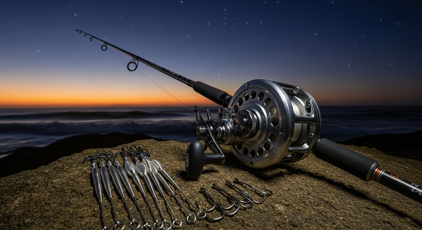 Equipo de pesca resistente para morenas